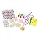 Gyémánt kirakós fa kulcstartó 14702