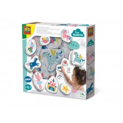 SES: Kádjátékok - Csempe tappancs, mesevilág Kreatív készlet SES