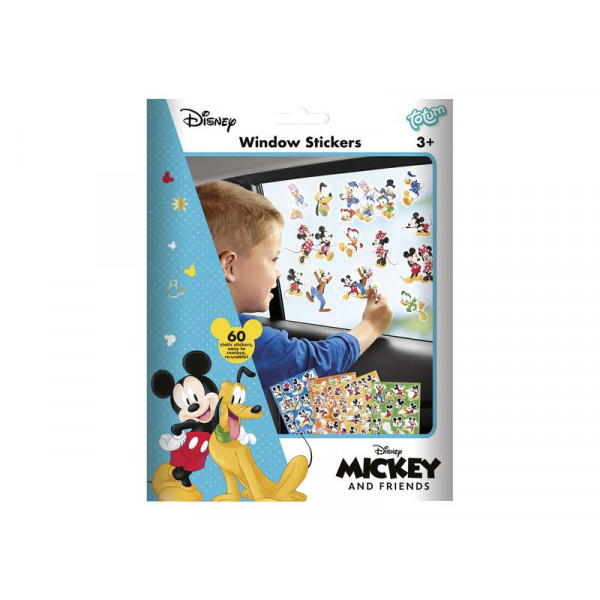 Mickey és Barátai ablakmatrica szett 580732