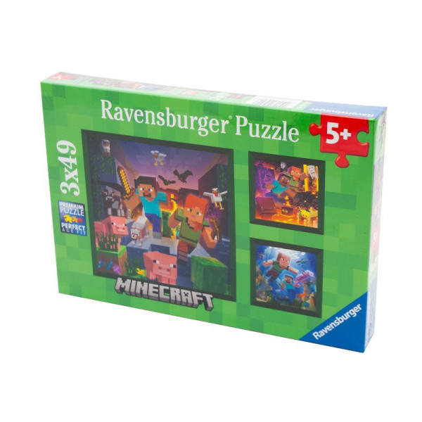 Puzzle 3x49 db - Minecraft Biomák 05621