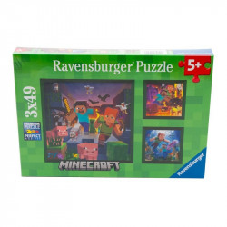 Puzzle 3x49 db - Minecraft Biomák 05621