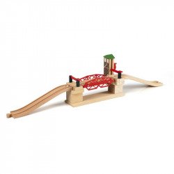 BRIO Felnyitható híd 33757 Fa épület, kiegészítő BRIO