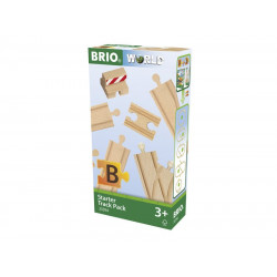 BRIO Kezdő sín szett 33394 Fa épület, kiegészítő BRIO