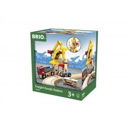 BRIO Rakodó állomás 33280 Fa épület, kiegészítő BRIO