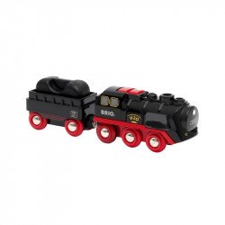 BRIO Elemes gőzmozdony Fa jármű, vonat BRIO