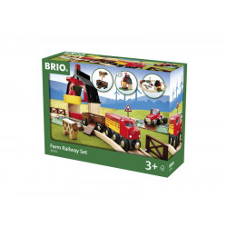 BRIO Farm vonat szett 33719 Fa jármű, vonat BRIO