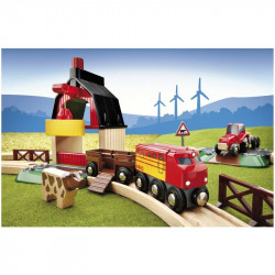 BRIO Farm vonat szett 33719