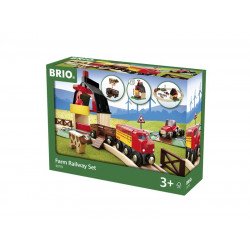 BRIO Farm vonat szett 33719 Fa jármű, vonat BRIO