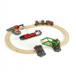 BRIO Hajó kikötő szett 33061 Fa jármű, vonat BRIO