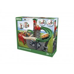 BRIO Logisztikai szett 33887 Fa jármű, vonat BRIO