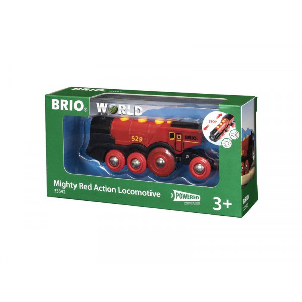 BRIO Nagy piros lokomotív 33592