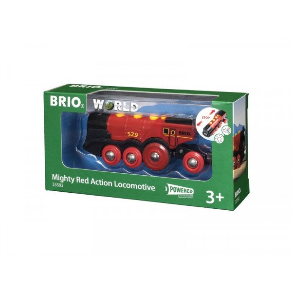 BRIO Nagy piros lokomotív 33592