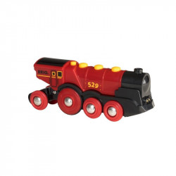 BRIO Nagy piros lokomotív 33592 Fa jármű, vonat BRIO