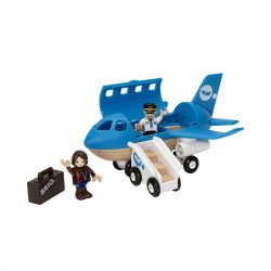 BRIO Repülőgép 33306 Fa jármű, vonat BRIO