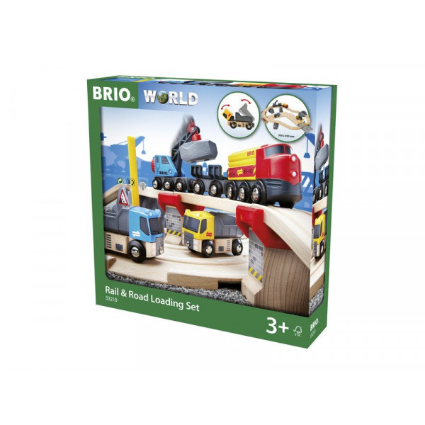 BRIO Vonat és építkezés szett 33210