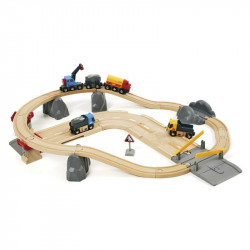 BRIO Vonat és építkezés szett 33210