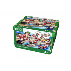 BRIO Vonatszett delux 33052 Fa jármű, vonat BRIO