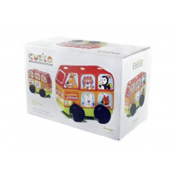 Fa busz állatokkal 13197 Fa jármű, vonat Cubika