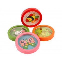 Állatos labirintusjáték 9,5 cm, 6 féle GB-ZZ10 Készségfejlesztő fajáték REGIO