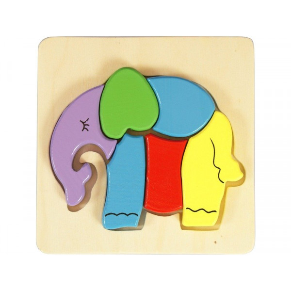 Fa puzzle - elefánt NO-1877