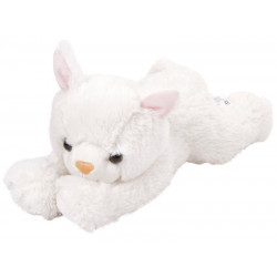 Fehér plüss cica, 25 cm CGE-15095 20-40 cm REGIO