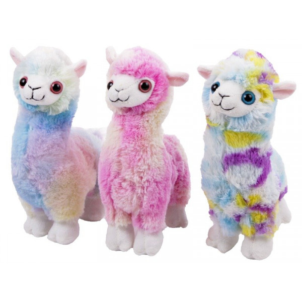 Plüss láma, 25 cm, 4 féle P310-25