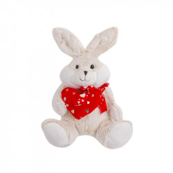 Plüss nyuszi szivecskével, 25 cm PK1122-25