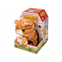 Sétáló skót lógófülű cica - 20 cm Funkciós plüss IWAYA