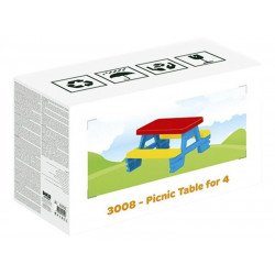Piknik asztal  4 személyes 3008 Ajándék Dolu