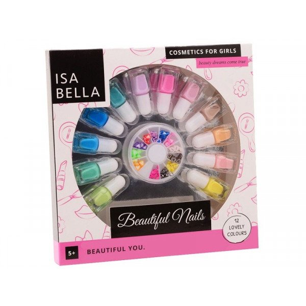IsaBella - 12 db körömlakk, 12 féle díszítéssel