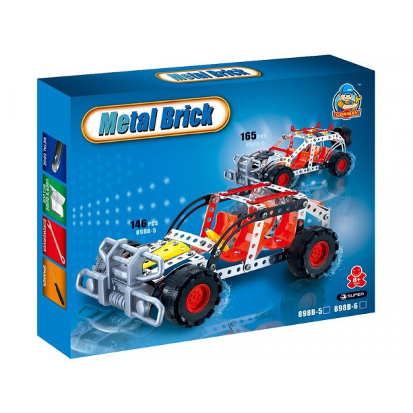 Terepjáró autó 165 darabos fém építőjáték