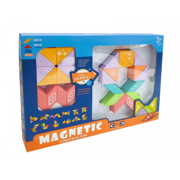 Mágneses építőjáték 26 db 310400709