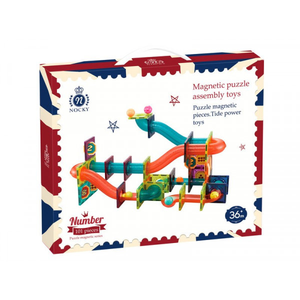 Mágneses golyófuttató 101 db 310400714