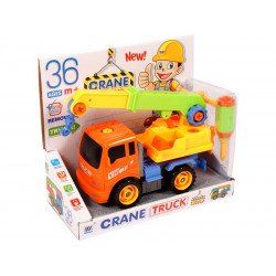 Szerelhető teherautó, 4 féle 21,5x10,5x15 cm 3101 Építőjáték REGIO