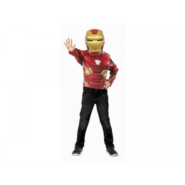 Jelmez - Vasember felső és maszk, 4-7 év G34176