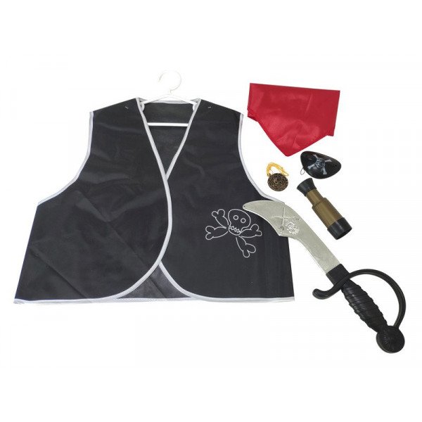 Kalóz jelmez: mellény 5db kiegészítővel 510300464