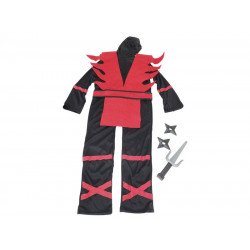 Nindzsa jelmez 1 db tőrrel és 2 db dobócsillaggal Jelmez REGIO