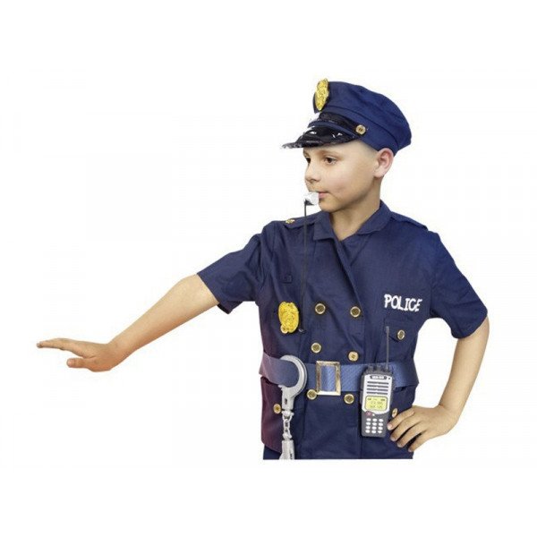 Rendőr jelmez: kabát és 6 kiegészítő 510300435