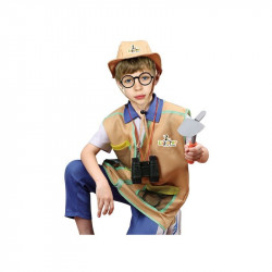 Természetbúvár jelmez: kabát, kalap és 6 kiegészítő Jelmez REGIO