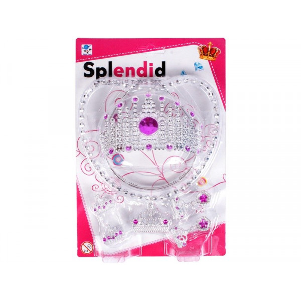 Hercegnői ékszer készlet fejdísszel