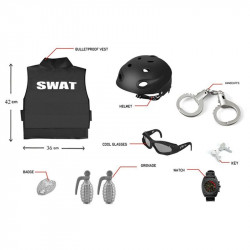 Rohamrendőr szett 8 kiegészítővel 510300706 Jelmez kiegészítők REGIO