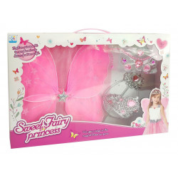 Tündérszett (szoknya, szárny, ékszerek, varázspál Jelmez kiegészítők REGIO