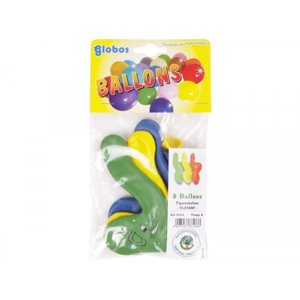 Elefánt lufi 3 db 33133