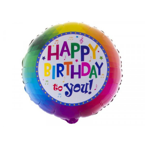 Fólia lufi 45,7 cm - Happy Birthday 85388