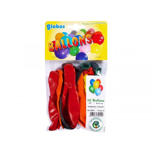 Kristály lufi, 12 db 34012