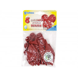 Szívecskés lufi, 8 db 33250 Lufi REGIO