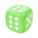 Szivacs dobókocka, 12 cm, 4 szín 24257