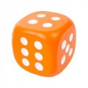 Szivacs dobókocka, 12 cm, 4 szín 24257