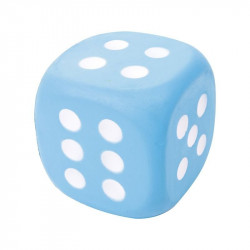 Szivacs dobókocka, 12 cm, 4 szín 24257 Party kellékek REGIO