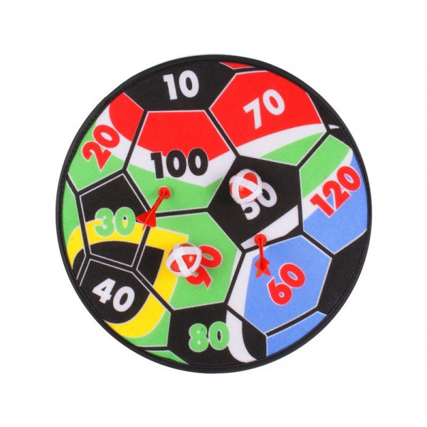 Darts tábla - focilabda alakú, 36 cm 069